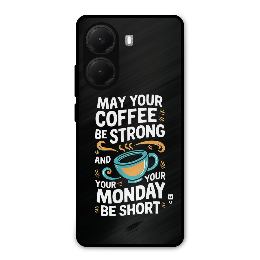 Strong Coffee Metal Back Case for Poco X7 Pro