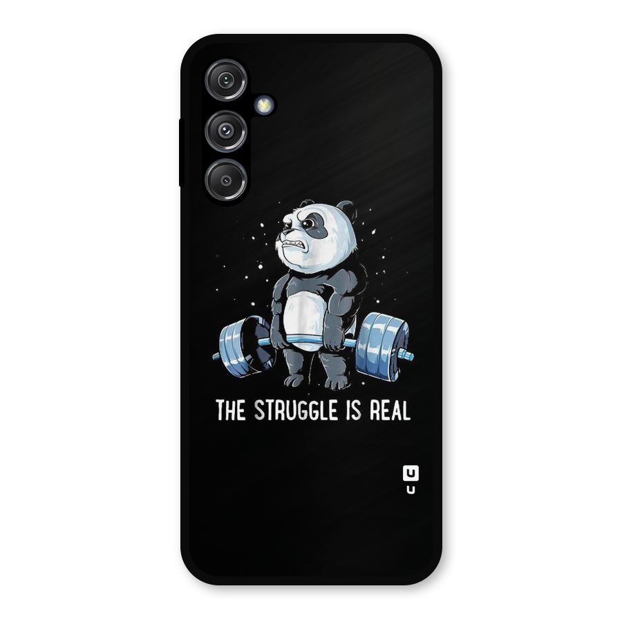Struggle in Real Metal Back Case for Galaxy M34 5G