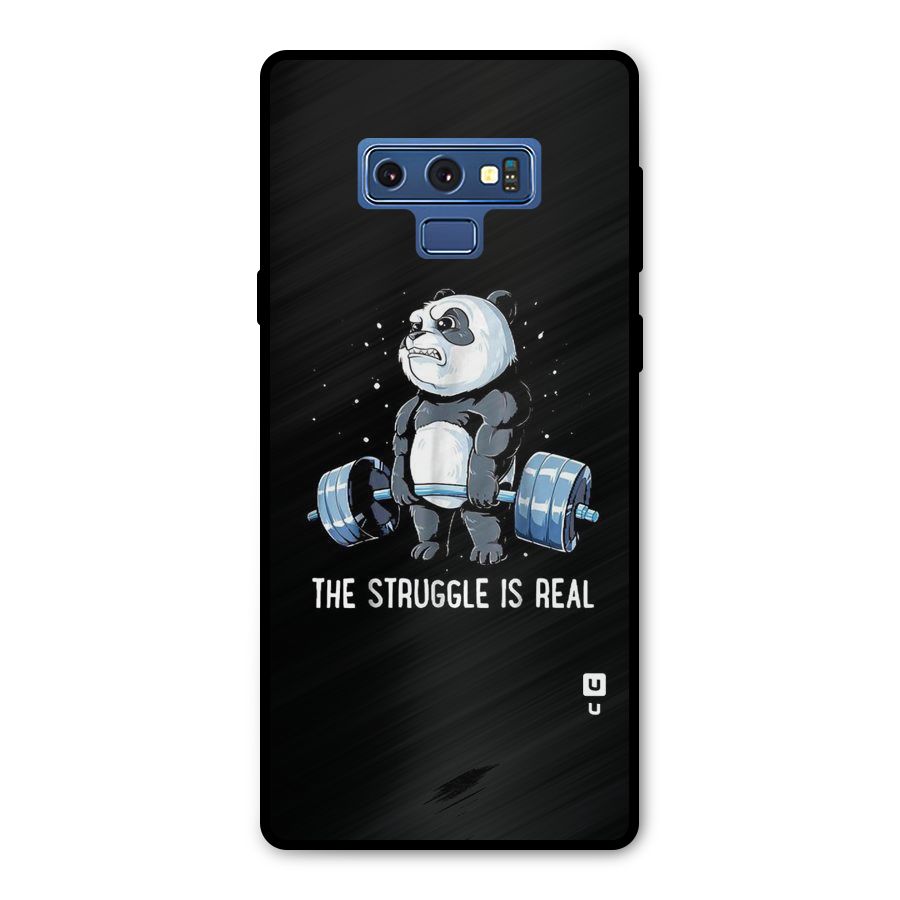 Struggle in Real Metal Back Case for Galaxy Note 9