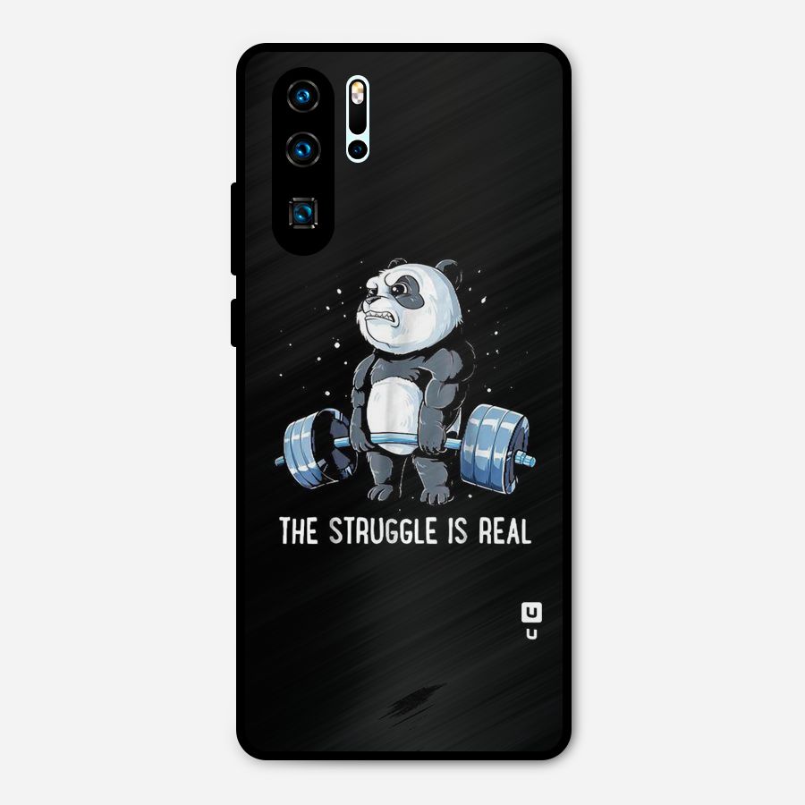 Struggle in Real Metal Back Case for Huawei P30 Pro