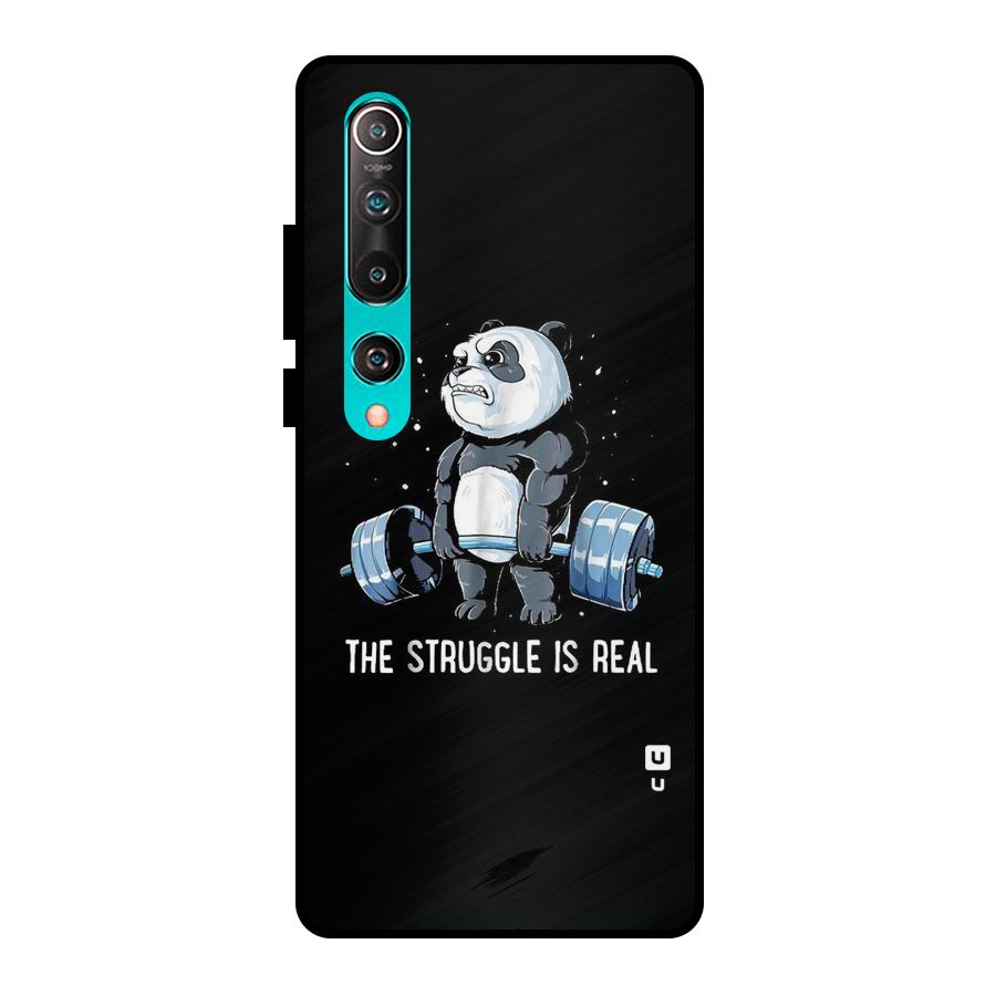 Struggle in Real Metal Back Case for Mi 10