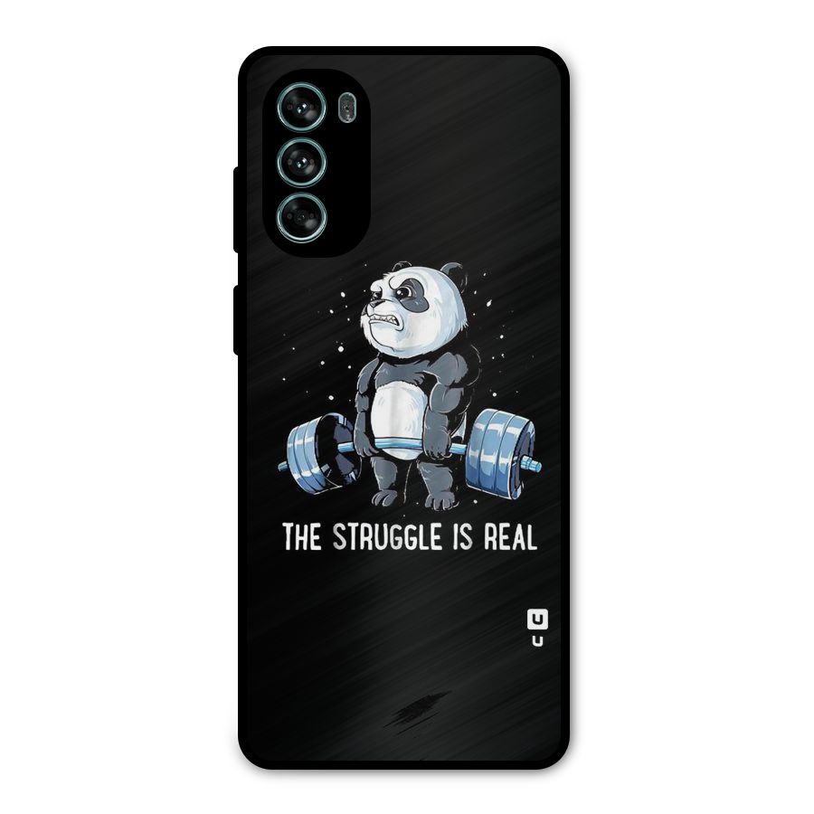 Struggle in Real Metal Back Case for Moto G62