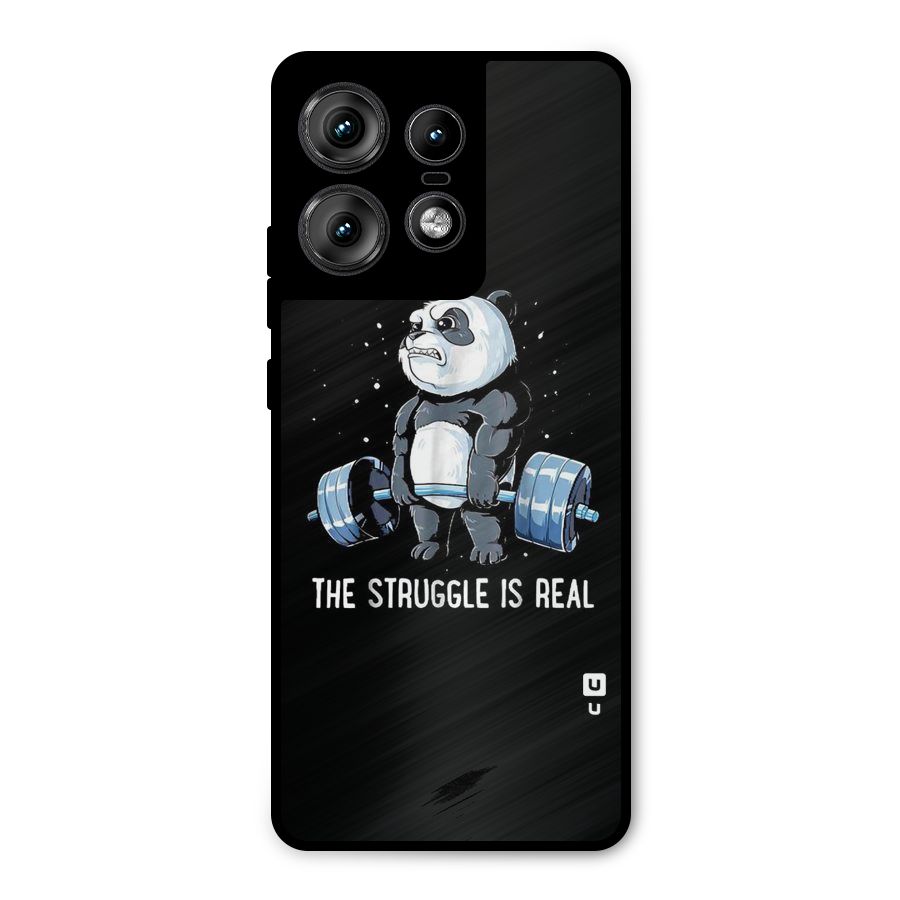 Struggle in Real Metal Back Case for Motorola Edge 50 Pro