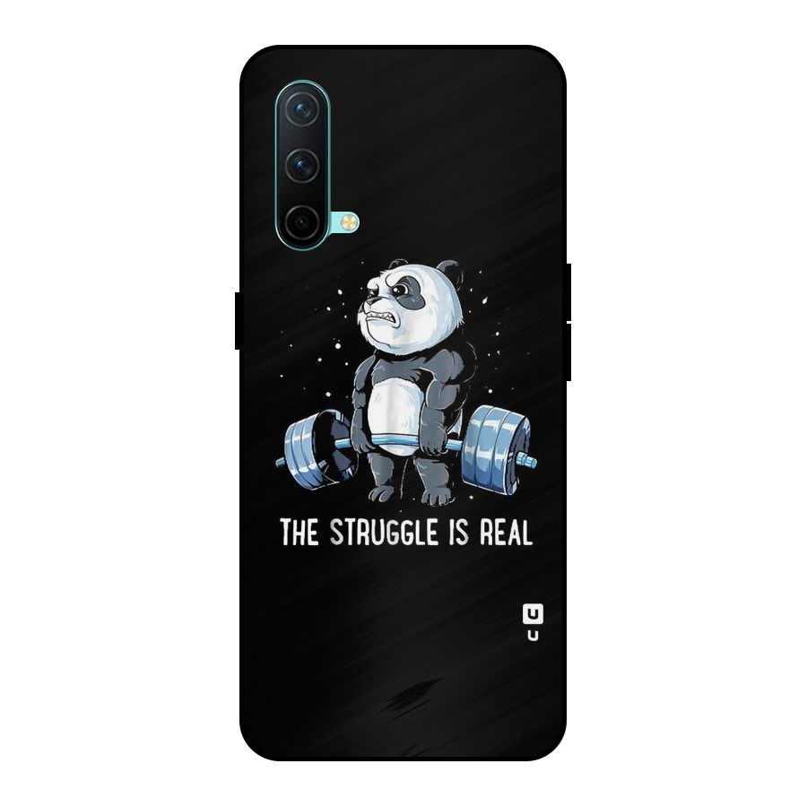 Struggle in Real Metal Back Case for OnePlus Nord CE 5G