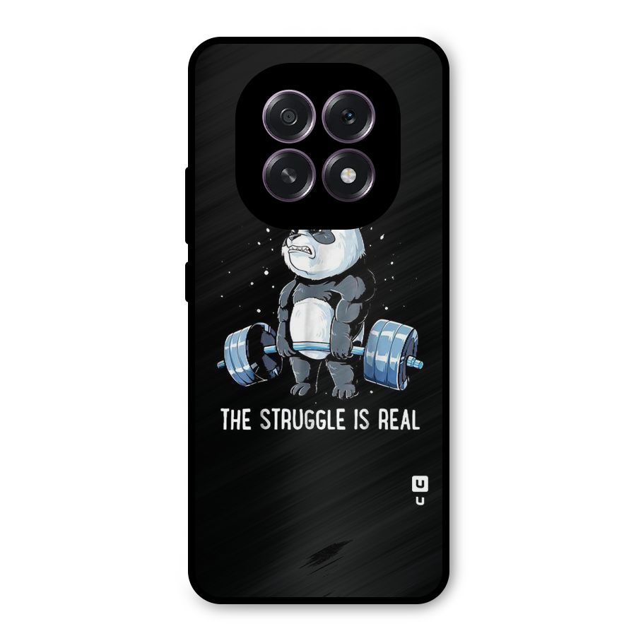 Struggle in Real Metal Back Case for Oppo F29