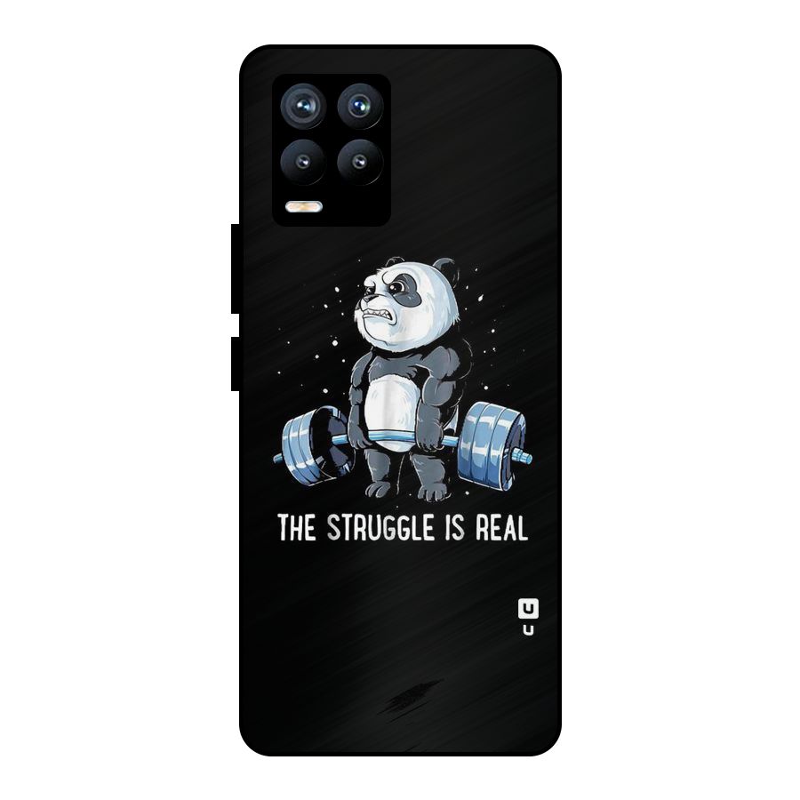 Struggle in Real Metal Back Case for Realme 8 Pro