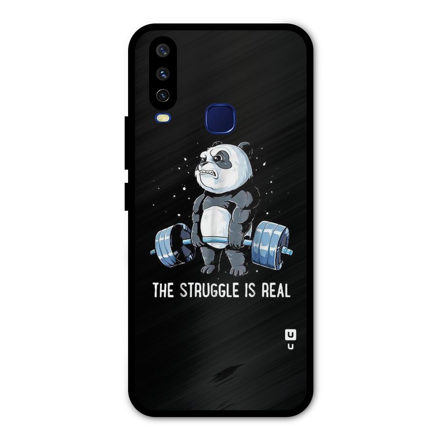 Struggle in Real Metal Back Case for Vivo V17