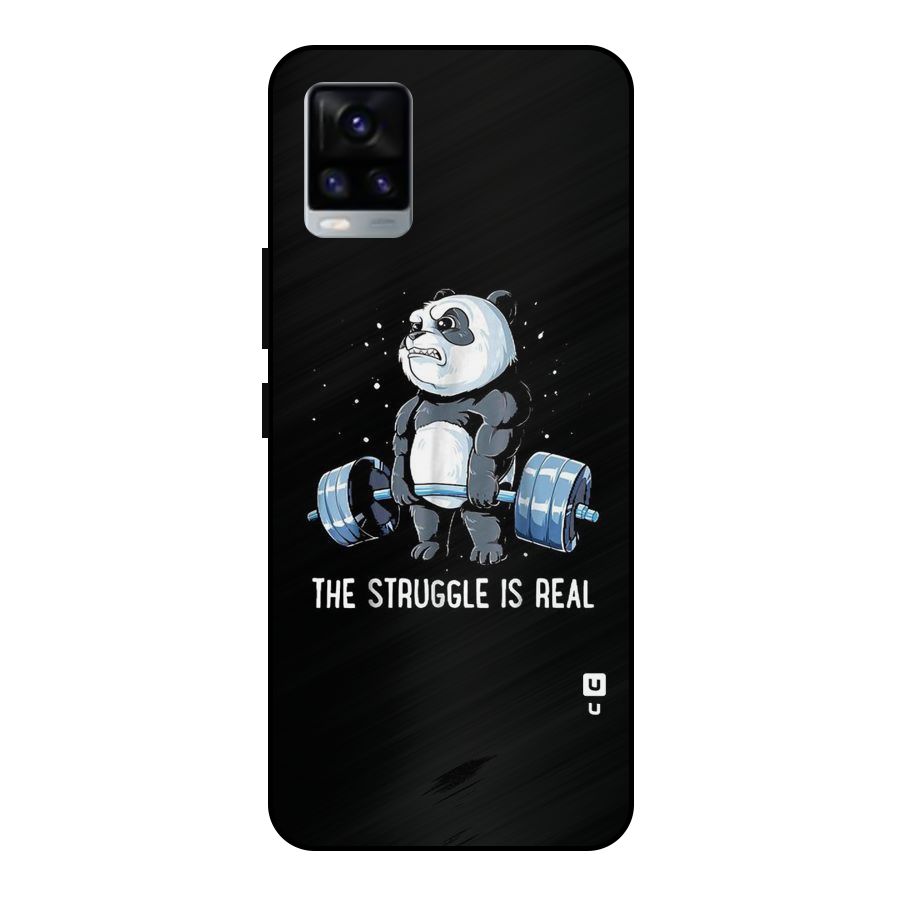 Struggle in Real Metal Back Case for Vivo V20