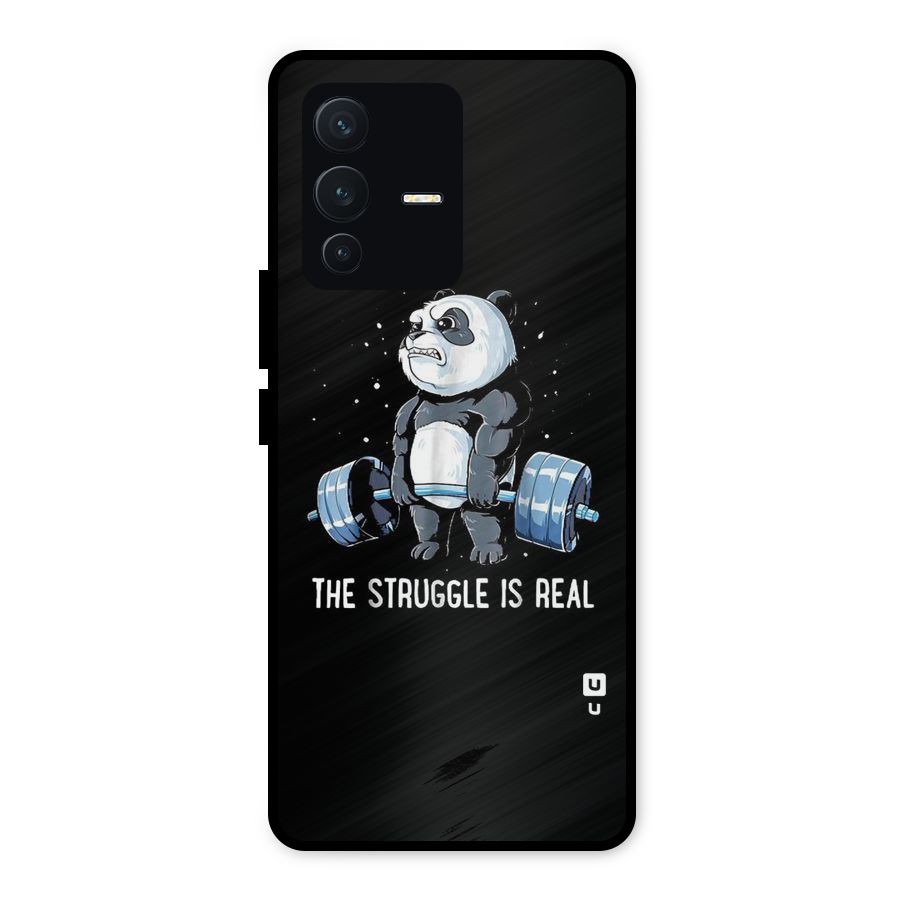 Struggle in Real Metal Back Case for Vivo V23 5G