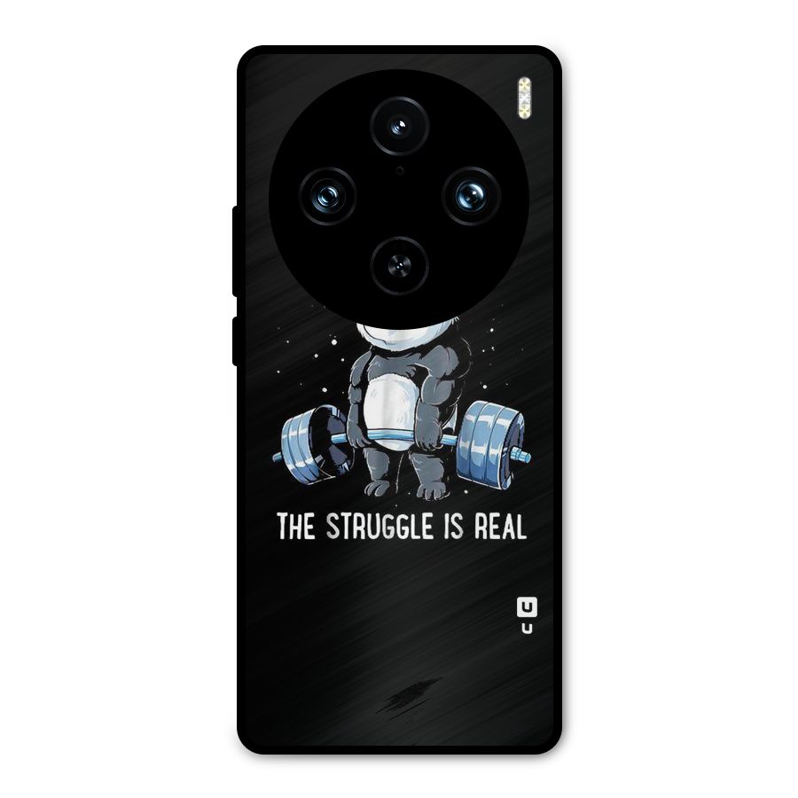 Struggle in Real Metal Back Case for Vivo X100 Pro
