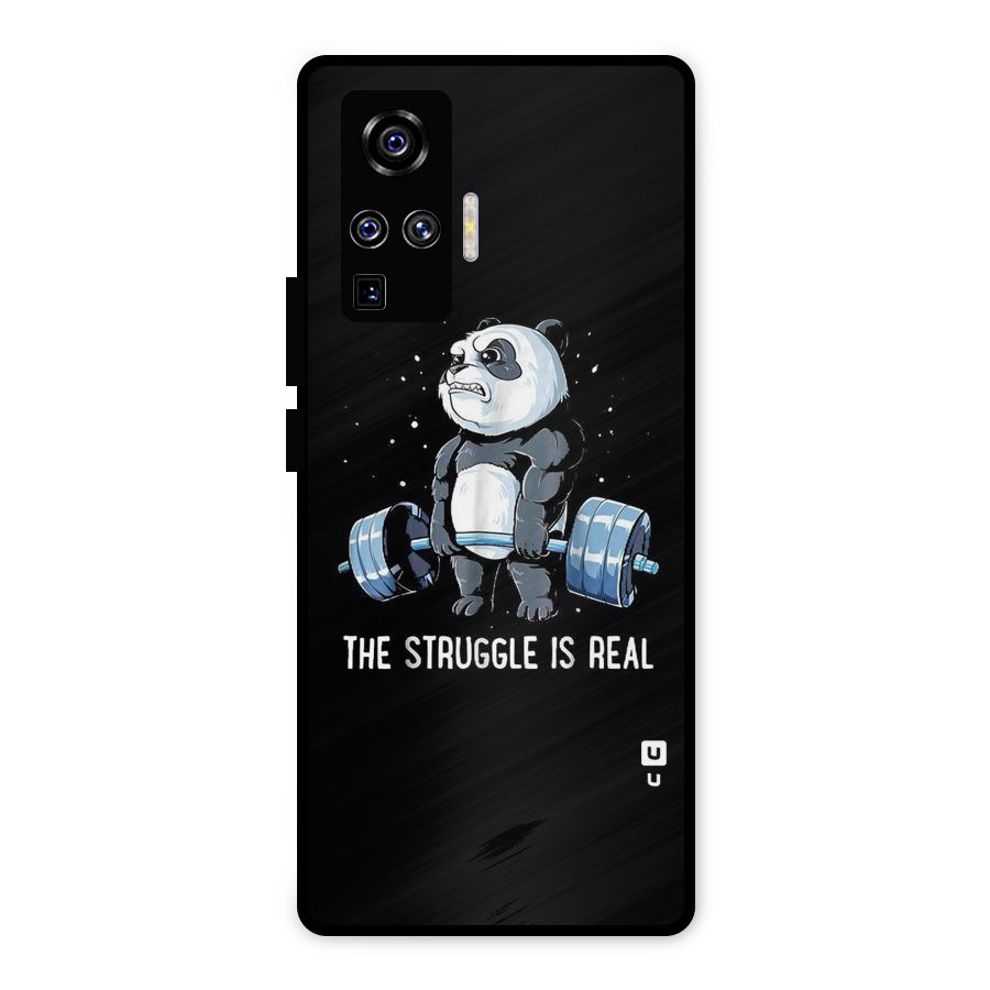 Struggle in Real Metal Back Case for Vivo X50 Pro