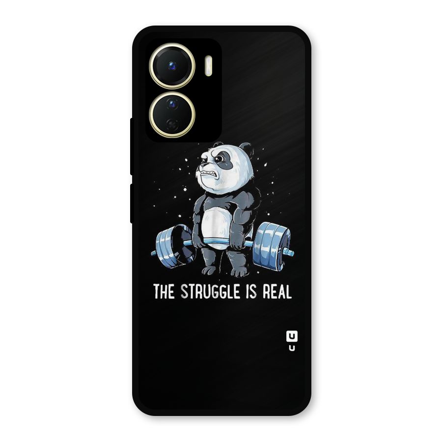 Struggle in Real Metal Back Case for Vivo Y56