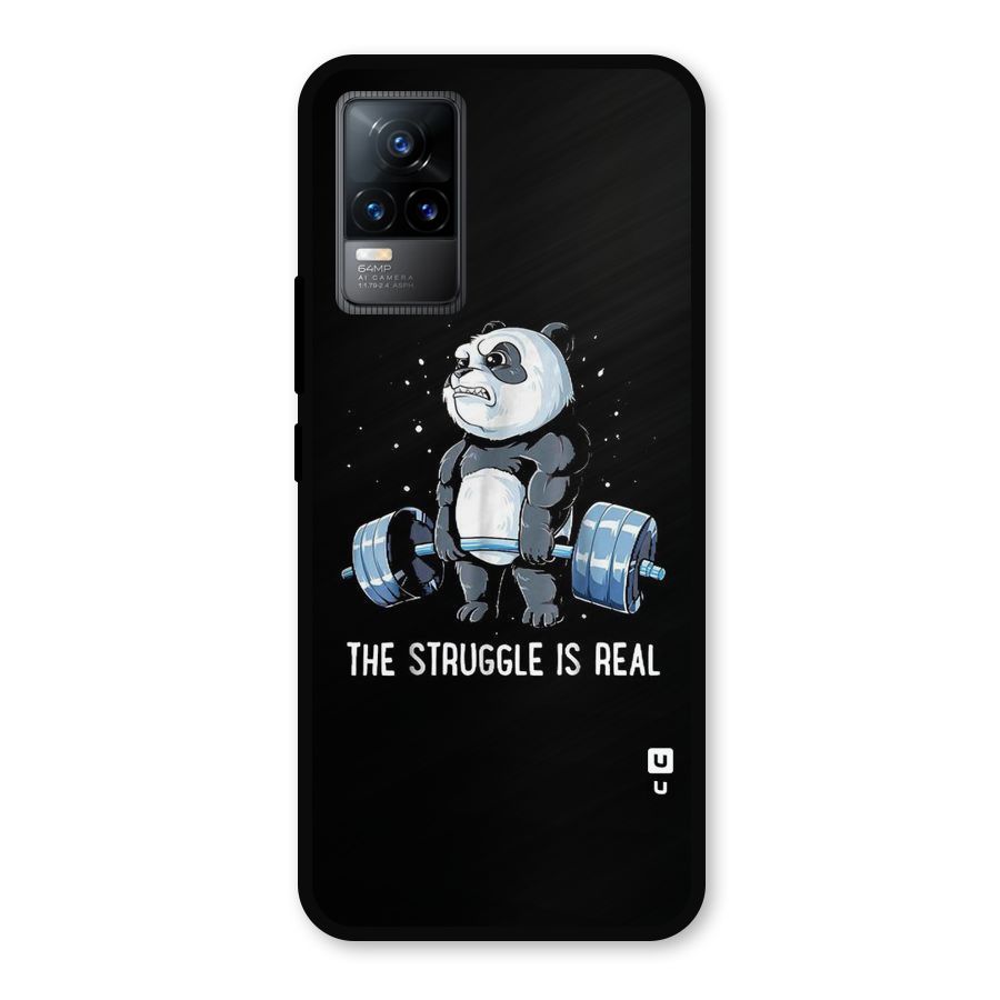 Struggle in Real Metal Back Case for Vivo Y73
