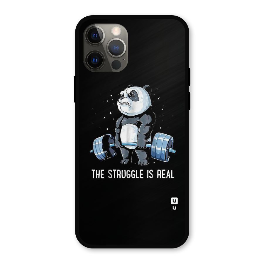 Struggle in Real Metal Back Case for iPhone 12 Pro