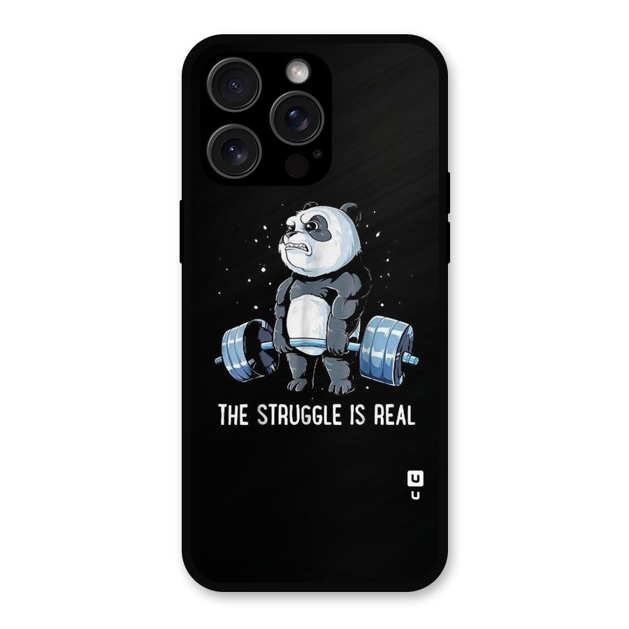 Struggle in Real Metal Back Case for iPhone 15 Pro Max