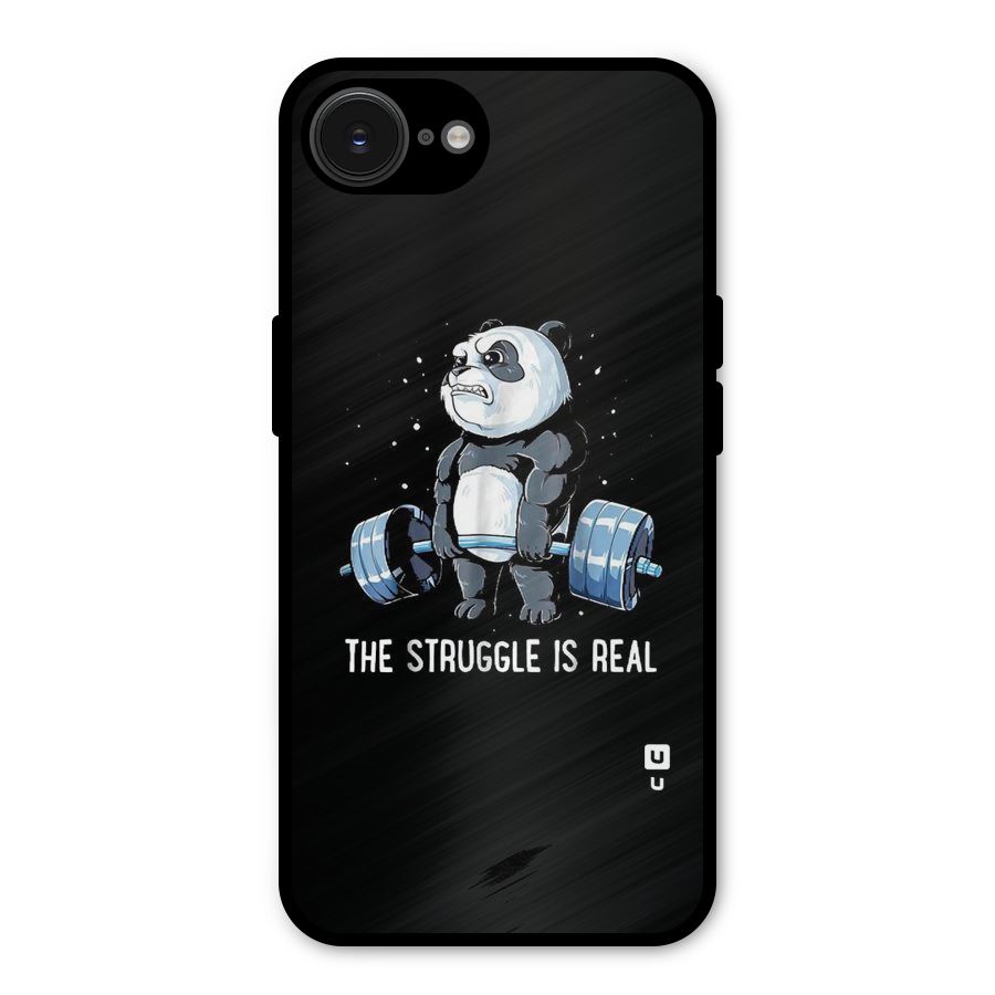 Struggle in Real Metal Back Case for iPhone 16e