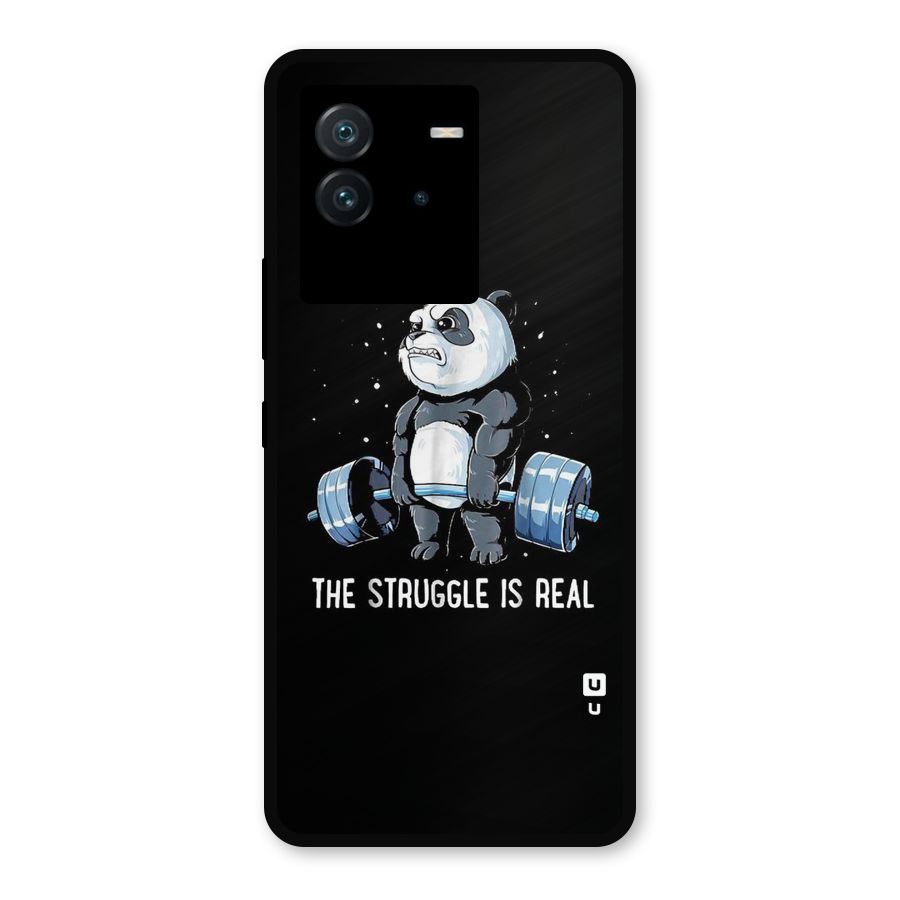 Struggle in Real Metal Back Case for iQOO Neo 6 5G