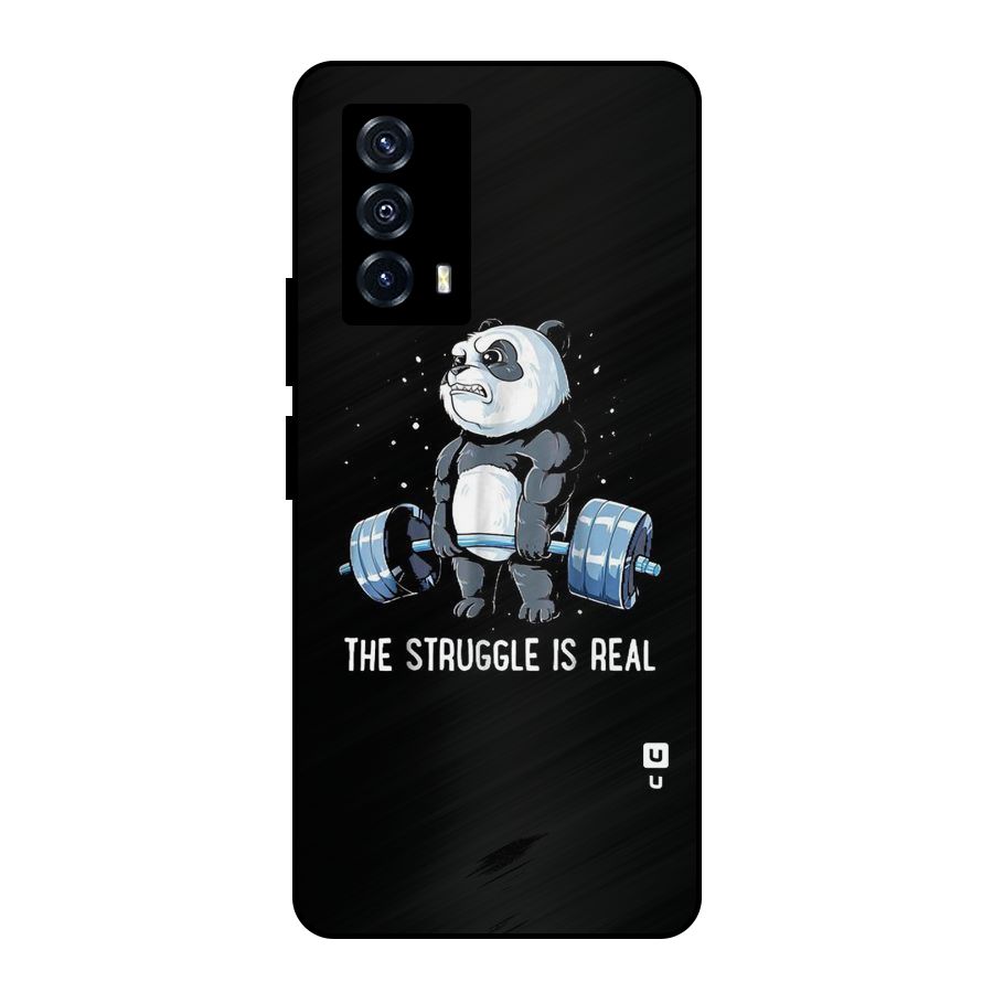 Struggle in Real Metal Back Case for iQOO Z5