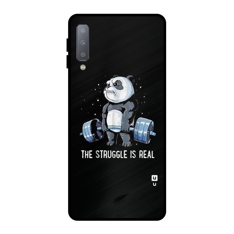 Struggle is Real Metal Back Case for Galaxy A7 (2018)