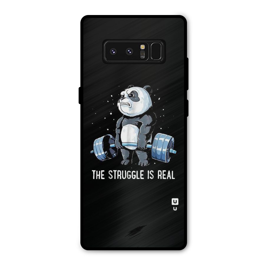 Struggle is Real Metal Back Case for Galaxy Note 8