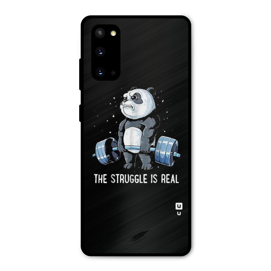 Struggle is Real Metal Back Case for Galaxy S20