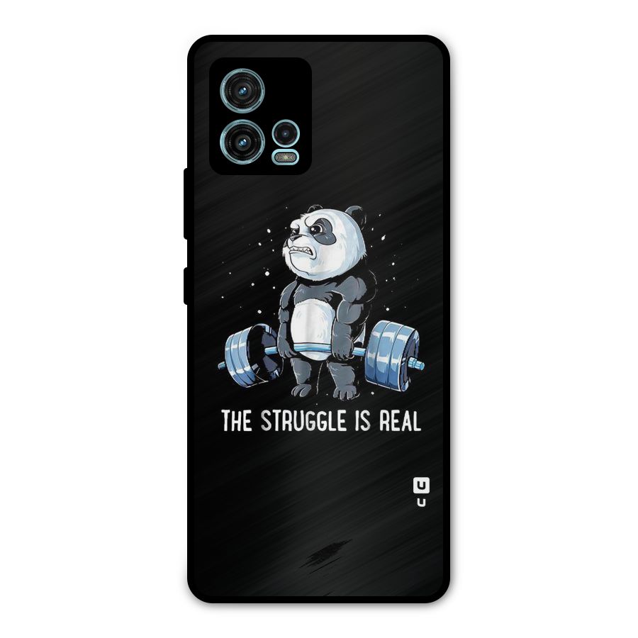 Struggle is Real Metal Back Case for Moto G72
