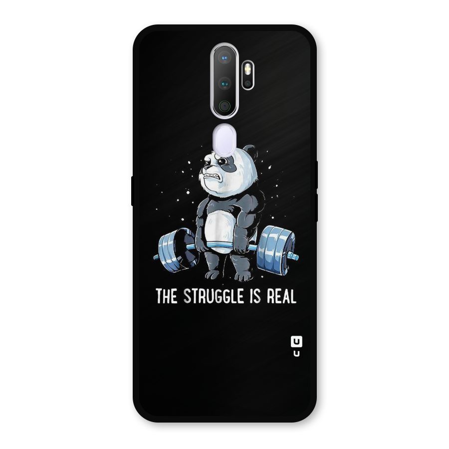 Struggle is Real Metal Back Case for Oppo A5 (2020)