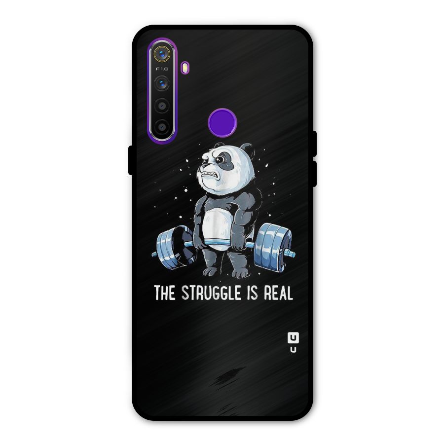 Struggle is Real Metal Back Case for Realme 5i