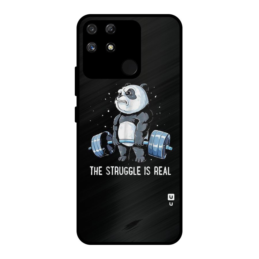 Struggle is Real Metal Back Case for Realme Narzo 50A