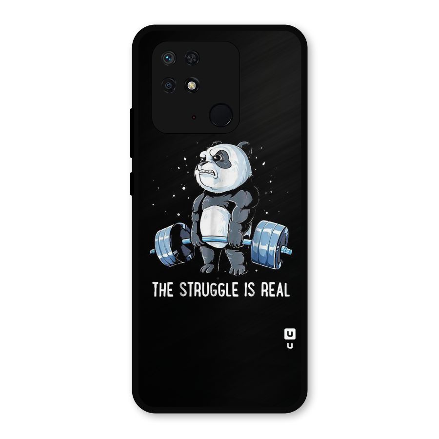 Struggle is Real Metal Back Case for Redmi 10