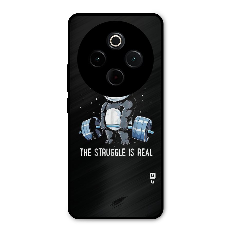 Struggle is Real Metal Back Case for Vivo T4