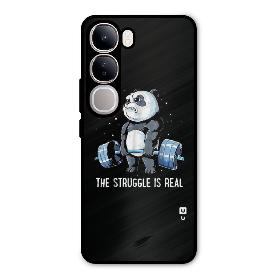 Struggle is Real Metal Back Case for Vivo Y300