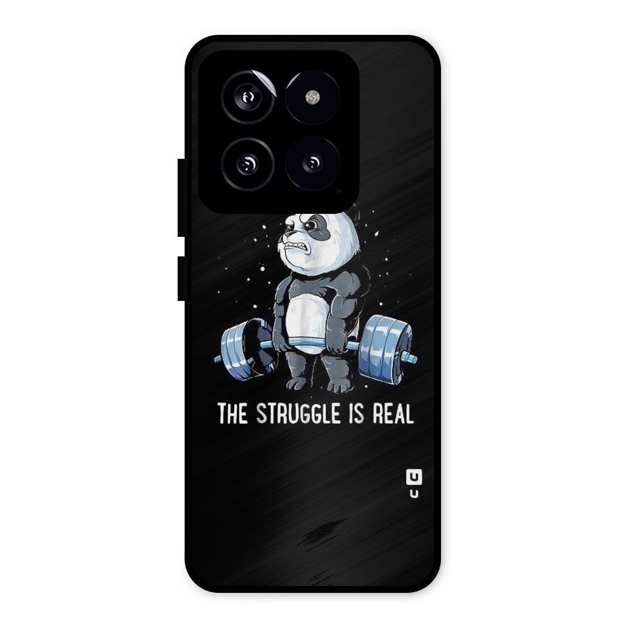 Struggle is Real Metal Back Case for Xiaomi 14
