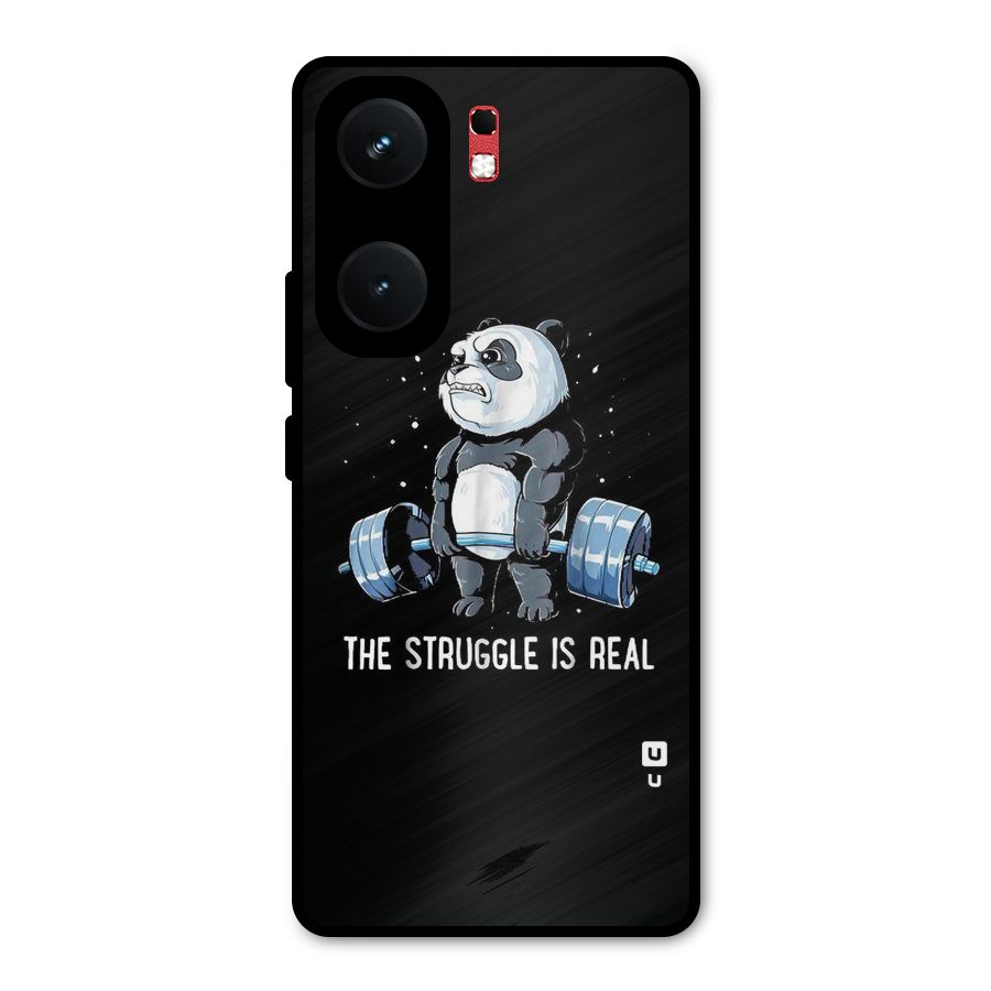 Struggle is Real Metal Back Case for iQOO Neo 9 Pro