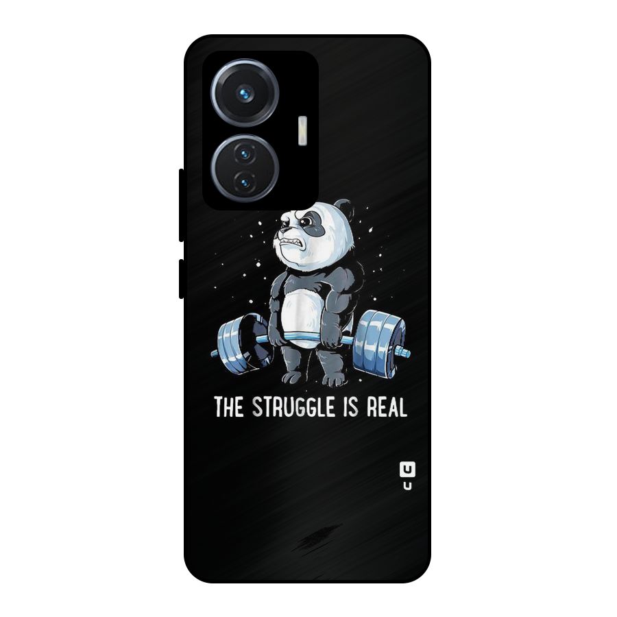 Struggle is Real Metal Back Case for iQOO Z6 44W