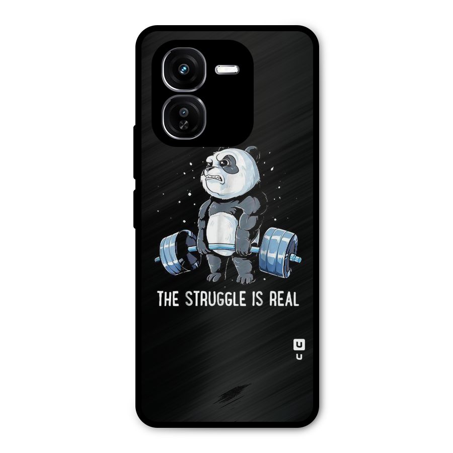 Struggle is Real Metal Back Case for iQOO Z9x