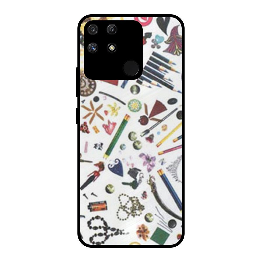Studio Metal Back Case for Realme Narzo 50A