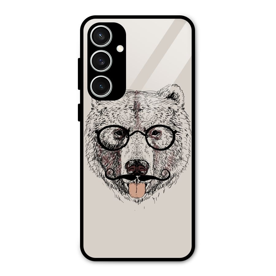 Studious Bear Glass Back Case for Galaxy S23 FE