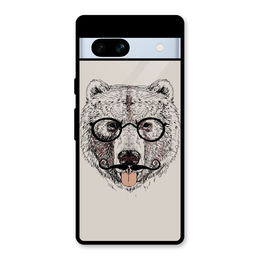Studious Bear Glass Back Case for Google Pixel 7a