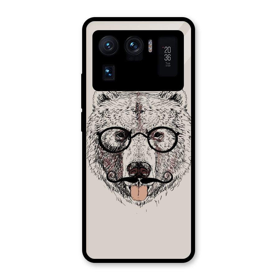 Studious Bear Glass Back Case for Mi 11 Ultra