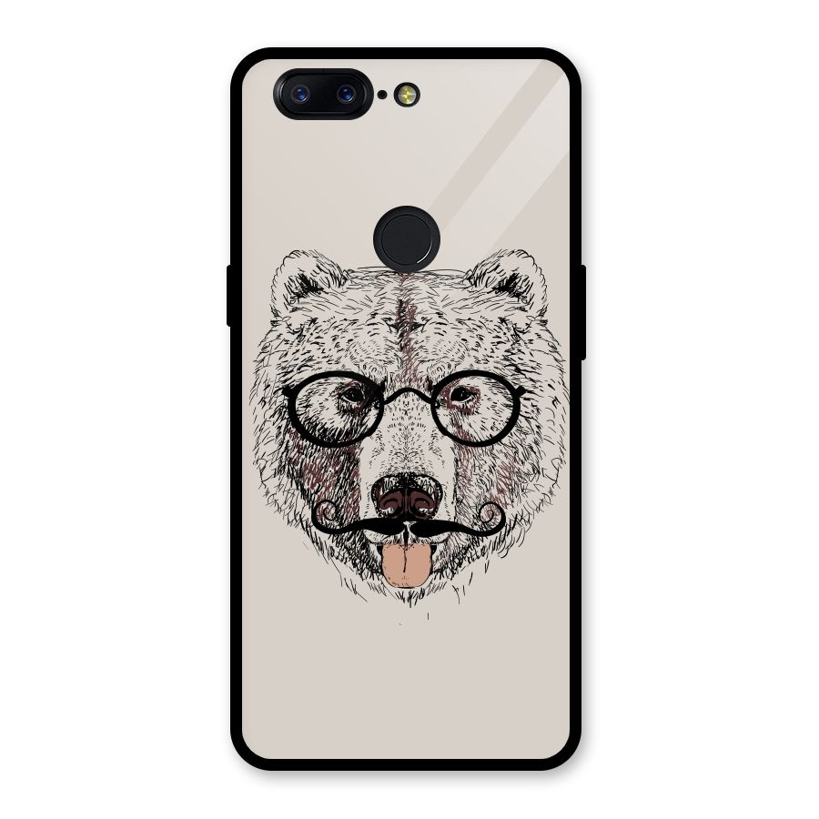 Studious Bear Glass Back Case for OnePlus 5T