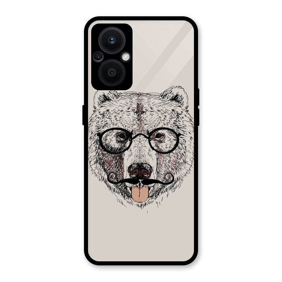 Studious Bear Glass Back Case for Oppo F21s Pro 5G