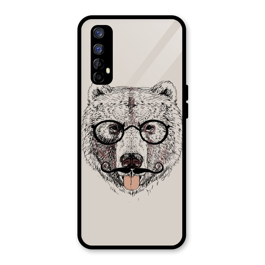 Studious Bear Glass Back Case for Realme 7