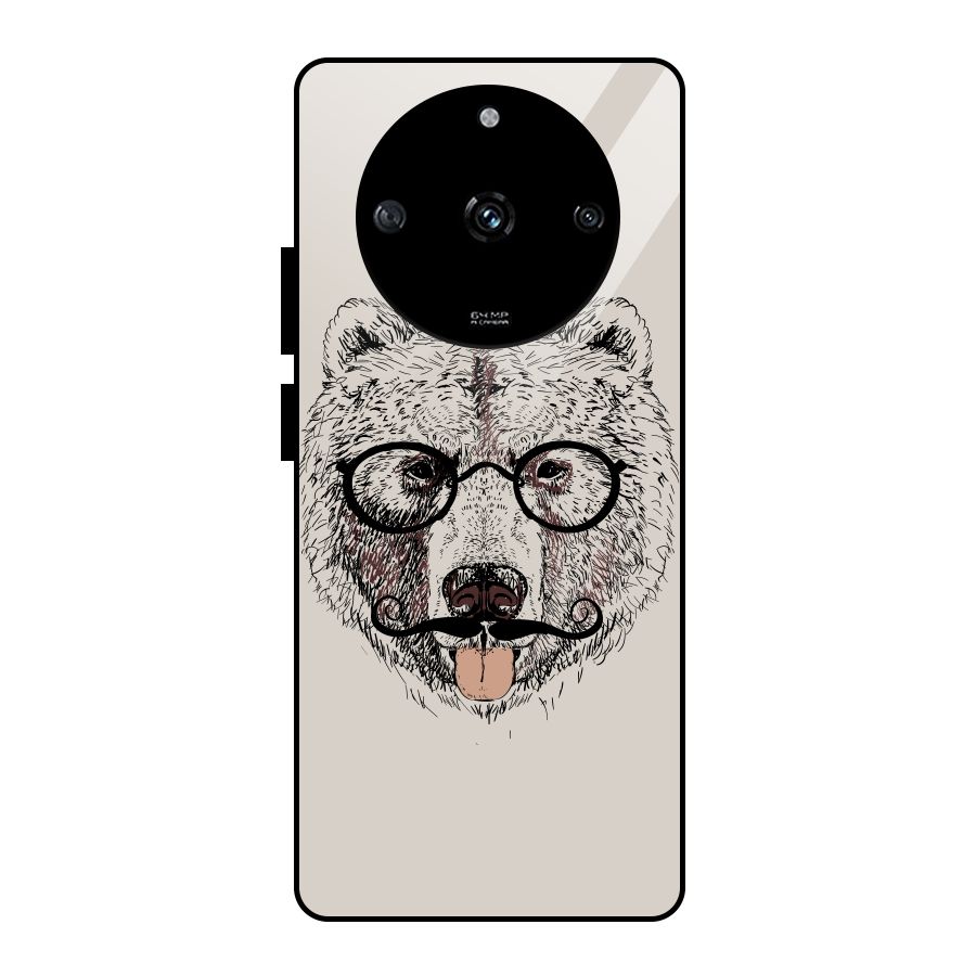 Studious Bear Glass Back Case for Realme Narzo 60 5G