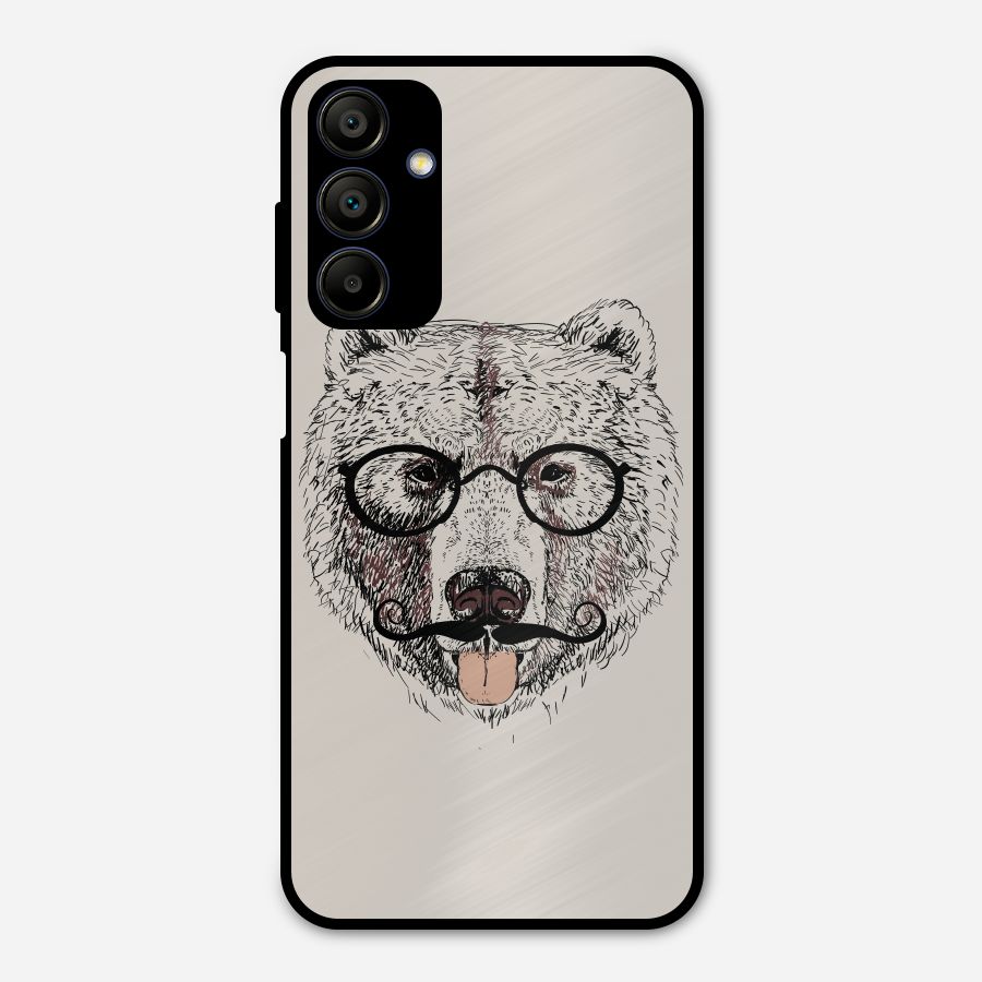 Studious Bear Metal Back Case for Galaxy A15 5G