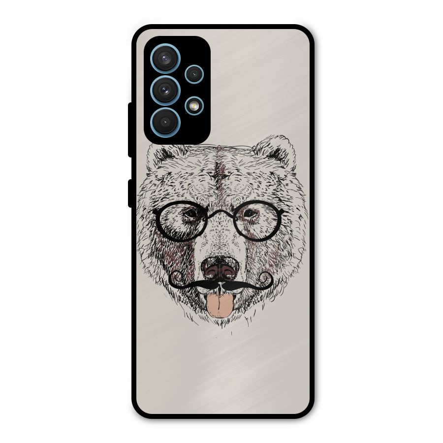 Studious Bear Metal Back Case for Galaxy A32
