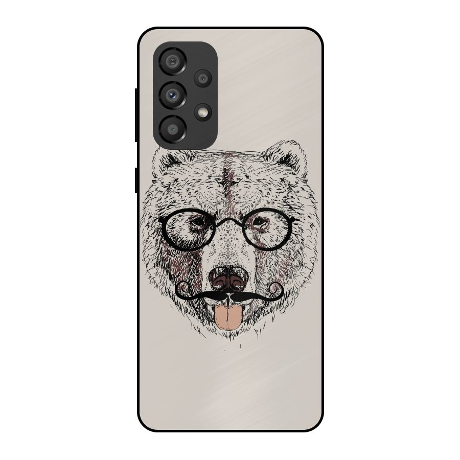 Studious Bear Metal Back Case for Galaxy A33 5G