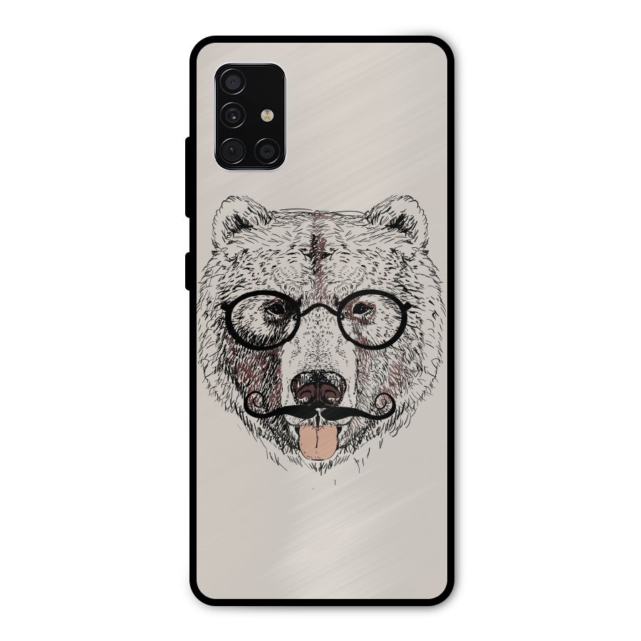 Studious Bear Metal Back Case for Galaxy A51
