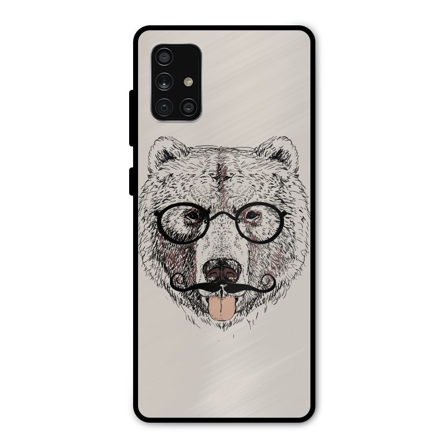 Studious Bear Metal Back Case for Galaxy A71