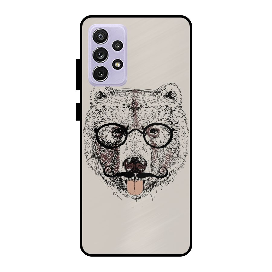Studious Bear Metal Back Case for Galaxy A72